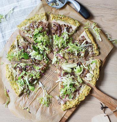 식이 피자 - 집에서 요리하십시오. 사진이있는 조리법