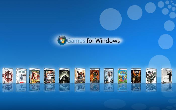 Windows Live 용 게임. Games for Windows Live의 핵심