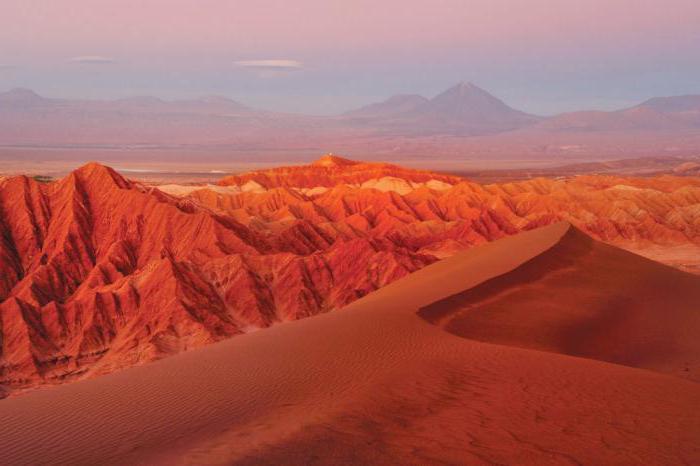 아타 카마의 세계에서 가장 건조한 사막 