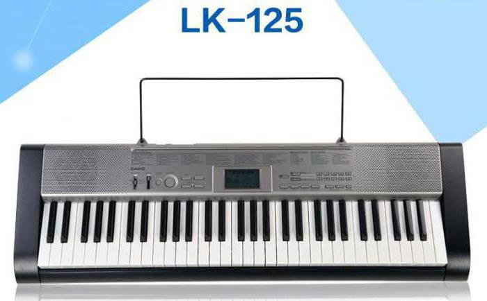 Casio LK-125 신시사이저 : 설명, 사양 및 리뷰